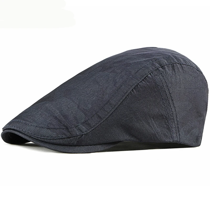 MZ2473 Berets Summer Cap Hat Men Women Beret Cap Vintage Camouflage Adjustable Beret Hat Male Female Retro Ivy Newsboy Flat Cap