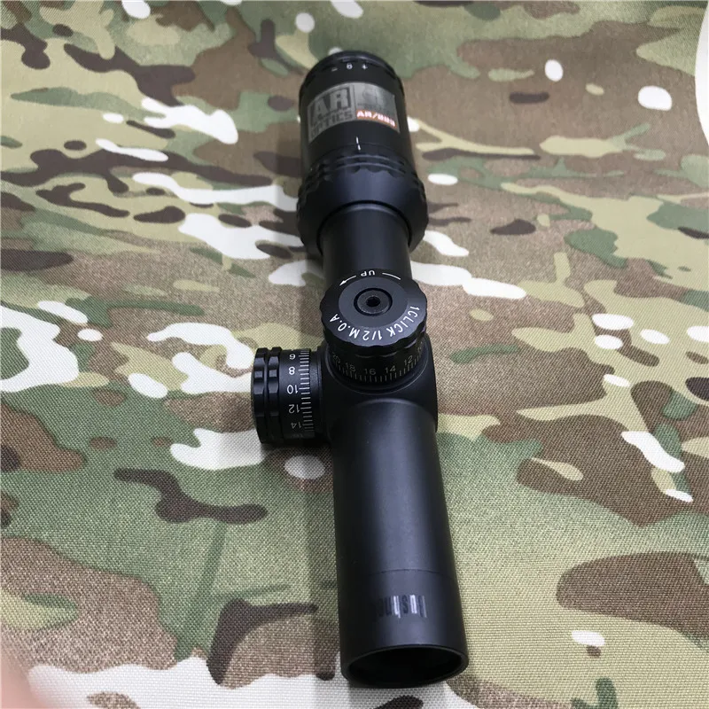 1-4X24 AR 223 быстрый фокус короткий прицел оптика Drop Zone-223 для внешней снайперской