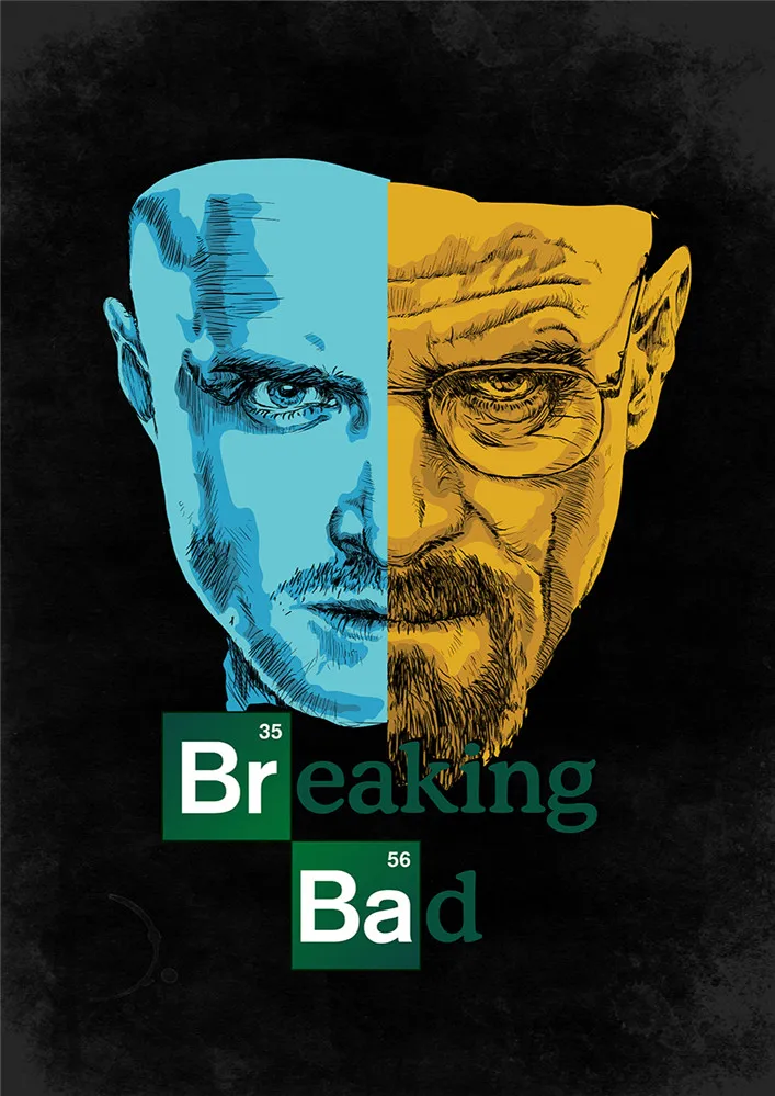 

5D DIY Diamond Painting Breaking Bad Posters Cross Stitch Kit Full Drill Embroidery Mosaic Art Picture of Rhinestones Home Decor