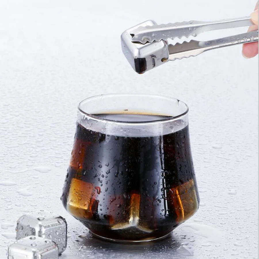 Кубик льда для виски вина из нержавеющей стали|Охладители и холодильники вина| |