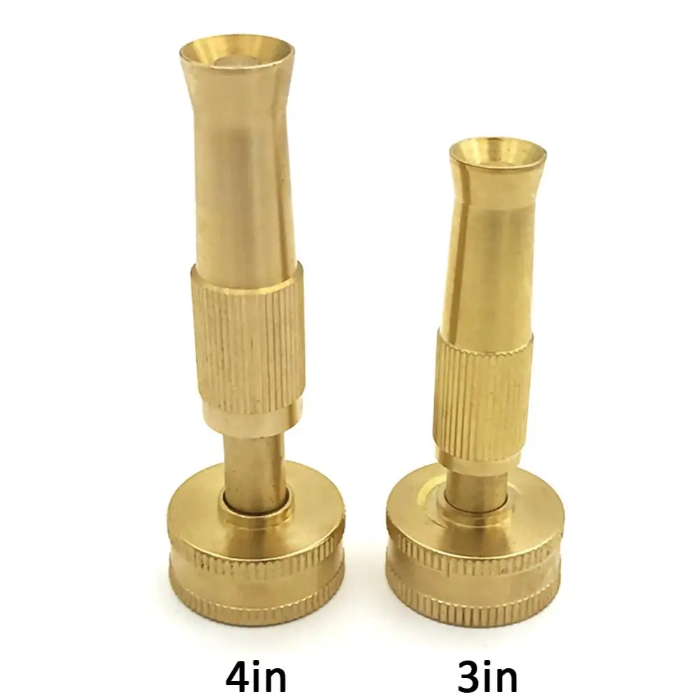 Прочный водяным шлангом Регулируемый пистолет распылитель для сада латунь