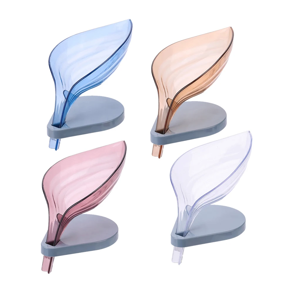 

Leaf Shape Soap Box Bathroom soap holder Dish Storage Plate Tray Bathroom Soap Holder Case Bathroom Supplies bathroom gadgets