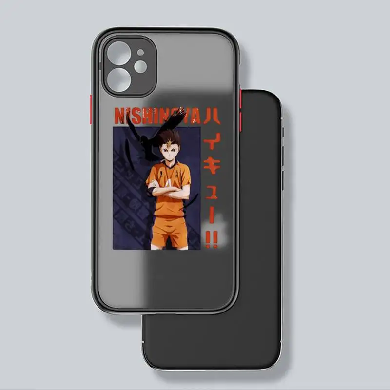

Haikyuu volleyball boy Hinata attacks Anime Phone Case For iphone 12 11 8 7 plus mini x xs xr pro max matte transparent cover