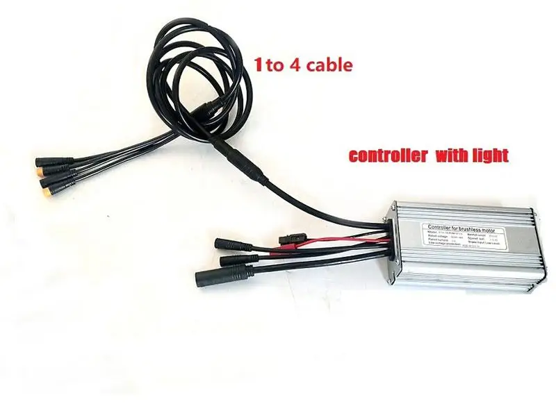 Контроллер квадратных волн для электровелосипеда KT36V/48V 14A/15A/17A/22A Kunteng 24V 20A