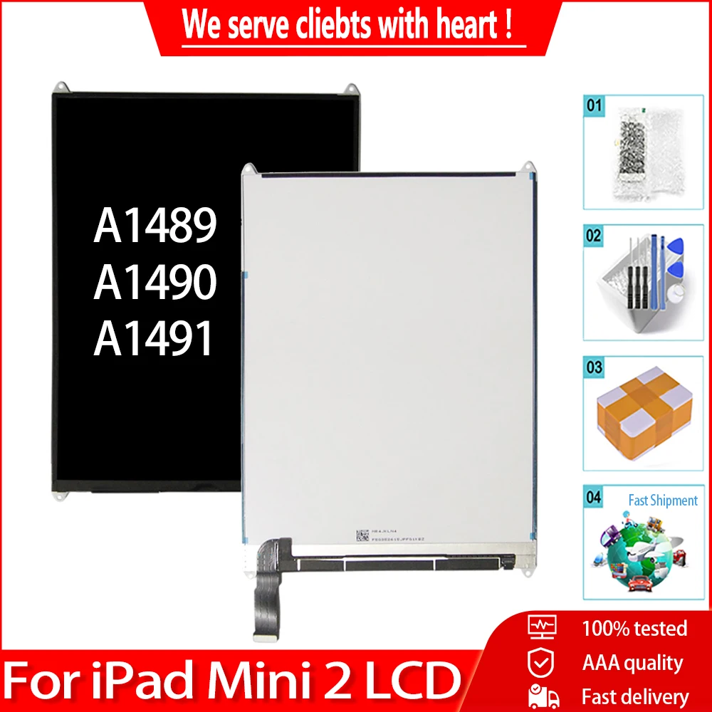 AAA + для ipad mini 2 A1489 A1490 A1491 ЖК дисплей в сборе 100% протестированная Замена 7 9 &quotTablet