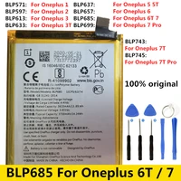 new original replacement battery for oneplus 1 a0001 2 a2001 3 13 a3001 one plus 3 3t 5 5t 6 6t 7 7t pro 7 plus batteries
