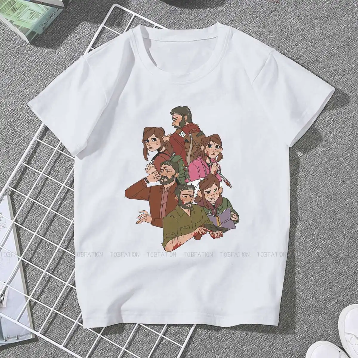 

Clump Classic Female Shirts The Last of us Adventure Game Large Vintage Women Clothing Harajuku Casual Feminine Blusas