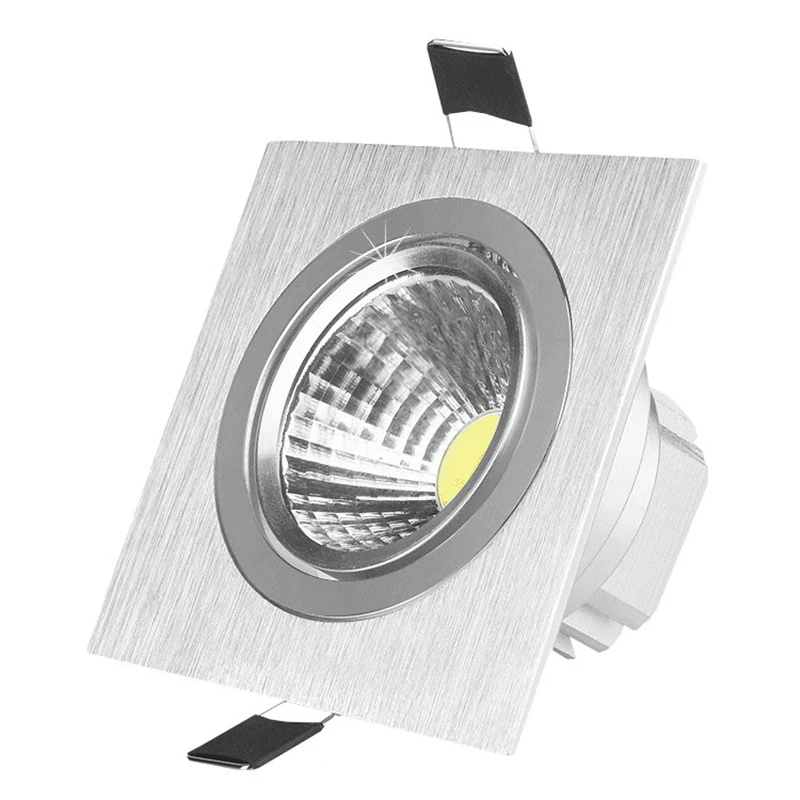 Квадратный яркий Встроенный светодиодный затемненый квадратный потолочный