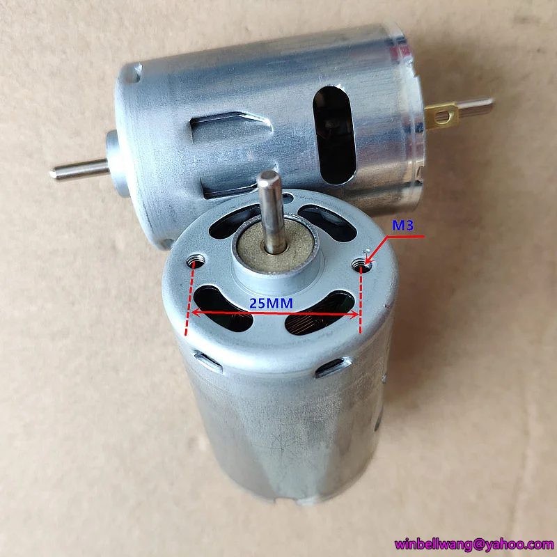 Совершенно новый двигатель постоянного тока Mabuchi 545 двойной выходной вал большой