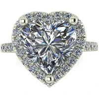 fashion romantic diamond engagement engagement princess ring love diamond ring 6 10