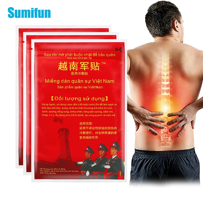 

10pcs 100% Vietnam Tiger Balm Pain Patch Muscle Shoulder Neck Arthritis Analgesic Bone Hyperplasia Herbal Medical Plaster C2517