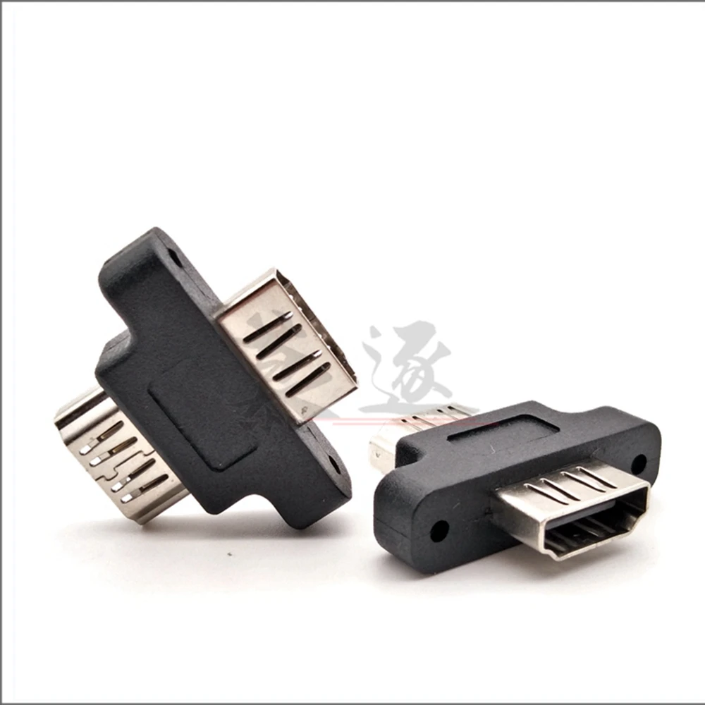 HDMI совместимый разъем Мама мама F/F с винтовыми отверстиями Удлинительный адаптер