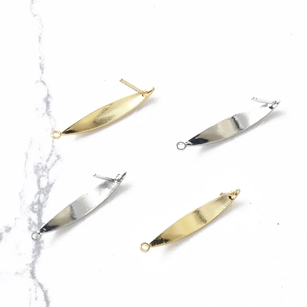 

4 шт ухо шпильки наборе серебристых спиц из Чарующее ювелирное расходных материалов для изготовления ювелирных изделий из 14-каратного золо...