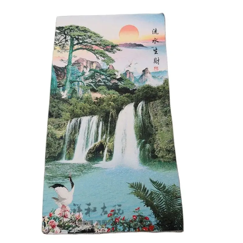 

Античная вышивка, парча, струящаяся вода и шелк Thangka