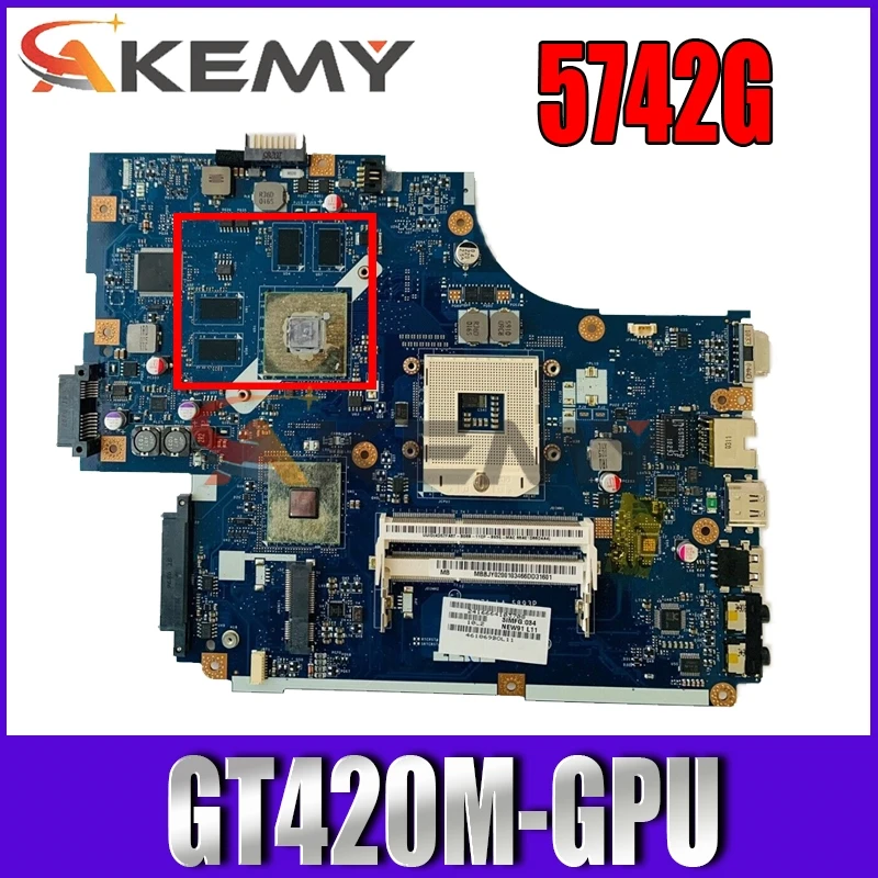 

LA-5893P for ACER 5742 5742G 5741 5741G Laptop motherboard GPU GT420M HM55 LA-5891P LA-5894P LA-5893P 100% test work