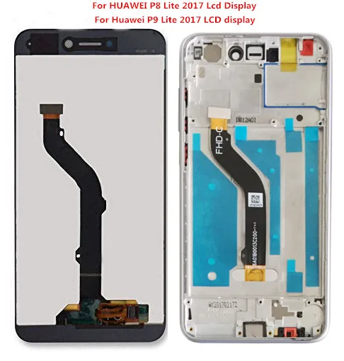 Origianl used of  90% new For Huawei Honor 9 STF-L09 STF-AL10 STF-AL00 STF-TL10 LCD Display Touch Screen Digitizer with frame enlarge