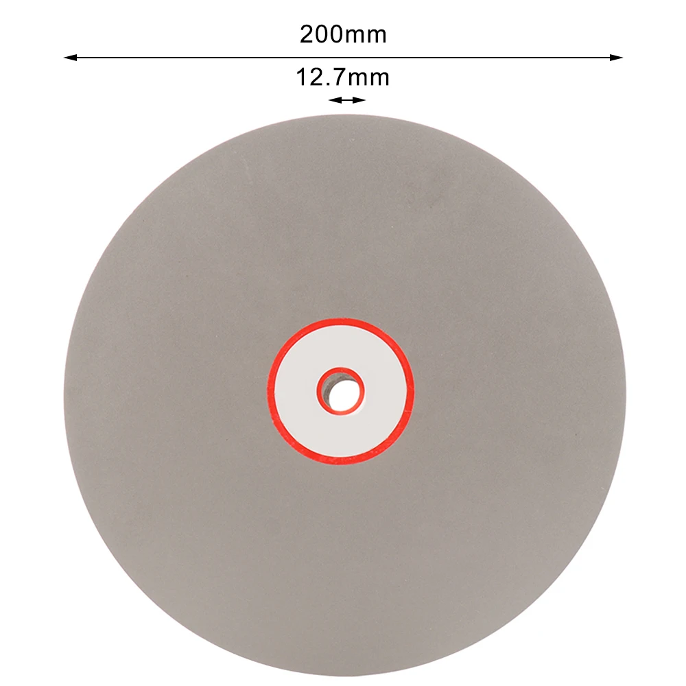 8 Inch Diameter Grit 3000 Diamond Grinding Disc Abrasive Wheel Coated Flat Lap Disk for Gemstone Jewelry Glass Rock Ceramics | Инструменты