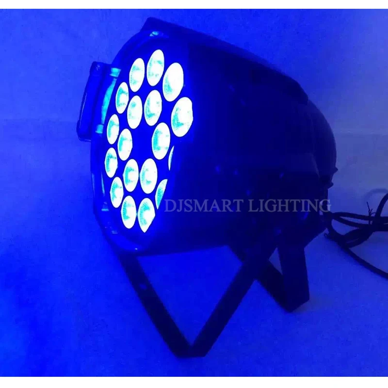4 шт./лот 18x18 Вт RGBWA UV 6-в-1 светодиодный прожектор Par для помещений DMX512 сценический