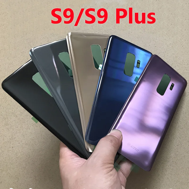 Чехол для аккумулятора SAMSUNG GALAXY S9 G960 G960F Задняя стеклянная крышка + S9P PLus G965 G965F