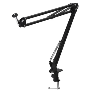 adjustable desktop clamp suspension boom scissor arm mount stand holders for logitech webcam c922 c930e c930 c920 c615 free global shipping