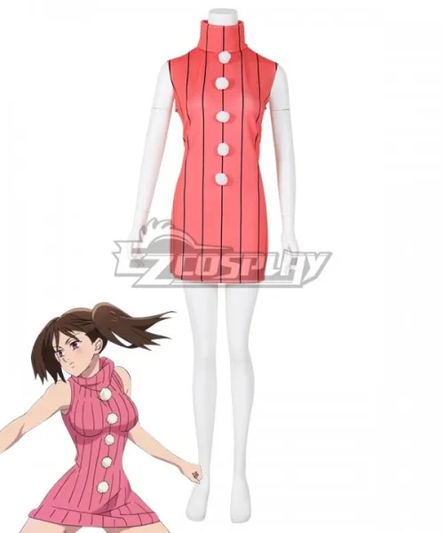 

The Seven Deadly Sins: Revival of The Commandments Nanatsu no Taizai Season 2 Serpent's Sin of Envy Diane Cosplay Costume E001