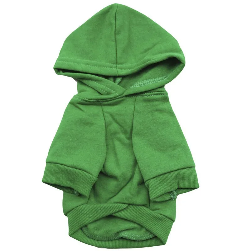 Товары для домашних животных флисовый костюм собаки теплый свитер с капюшоном