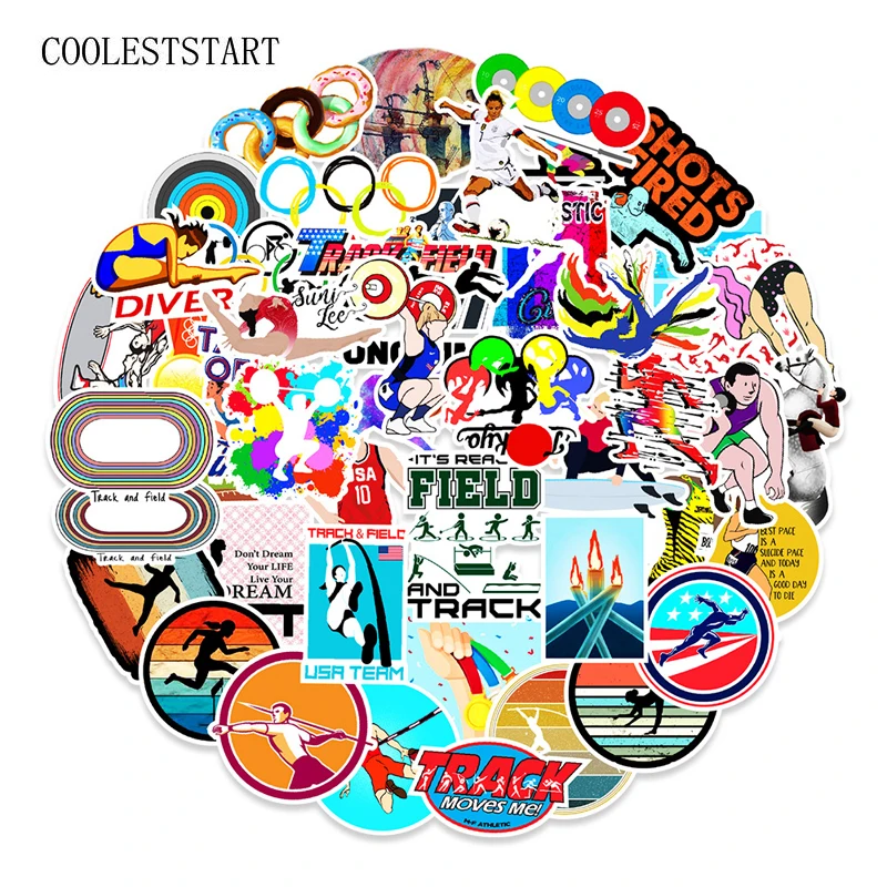 

10/50Pcs/pack Funny Mixed Sports Equipment Stickers Winter Graffiti Waterproof DIY Snowboard Helmet Laptop Ski Styling Guiter