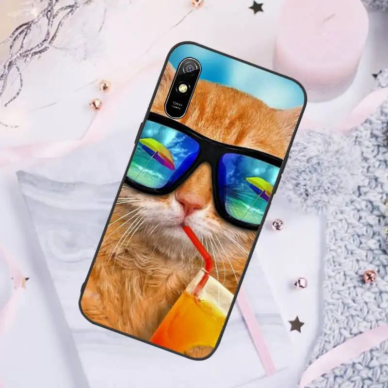 

Cute Animal Cat Phone Cases For Xiaomi Mi Redmi Note 7 8 9 pro 8T 9T 9S 9A 10 Lite pro