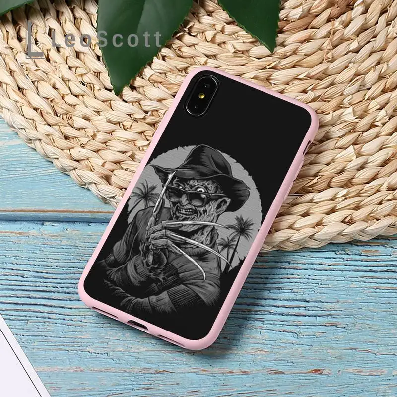 

Horror Movie cool fashion black Phone Case Candy Color for iPhone 11 12 mini pro XS MAX 8 7 6 6S Plus X 5S SE 2020 XR