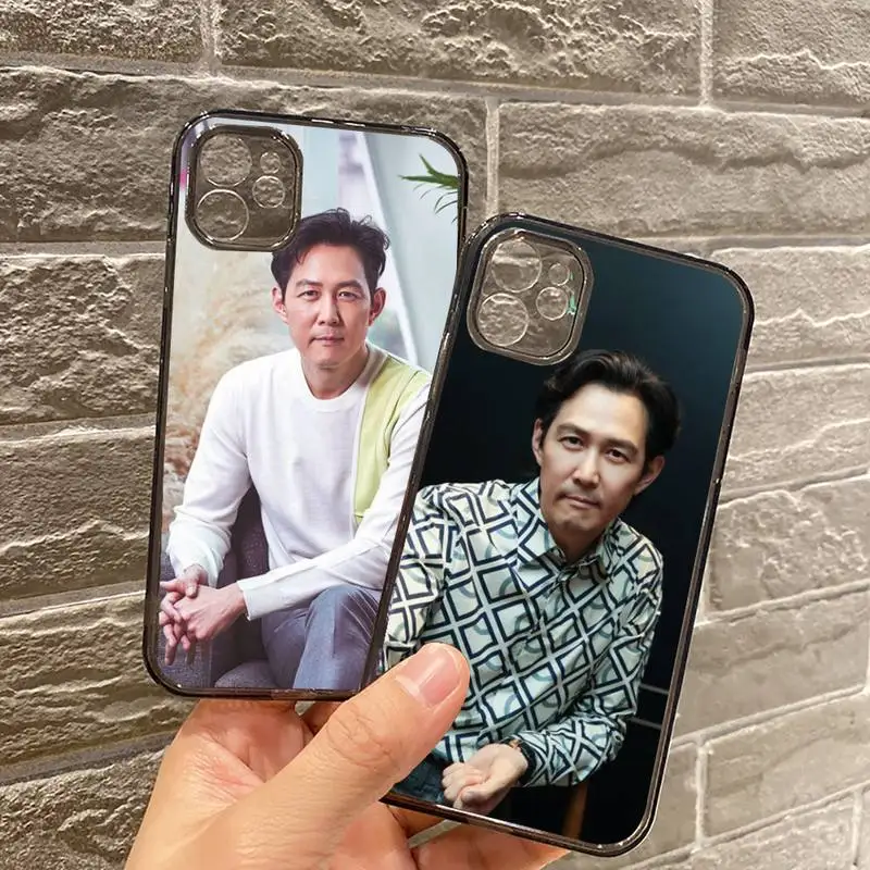 

Lee Jung Jae Korean actors Phone Case Transparent for iPhone 7 8 11 12 se 2020 mini pro X XS XR MAX Plus