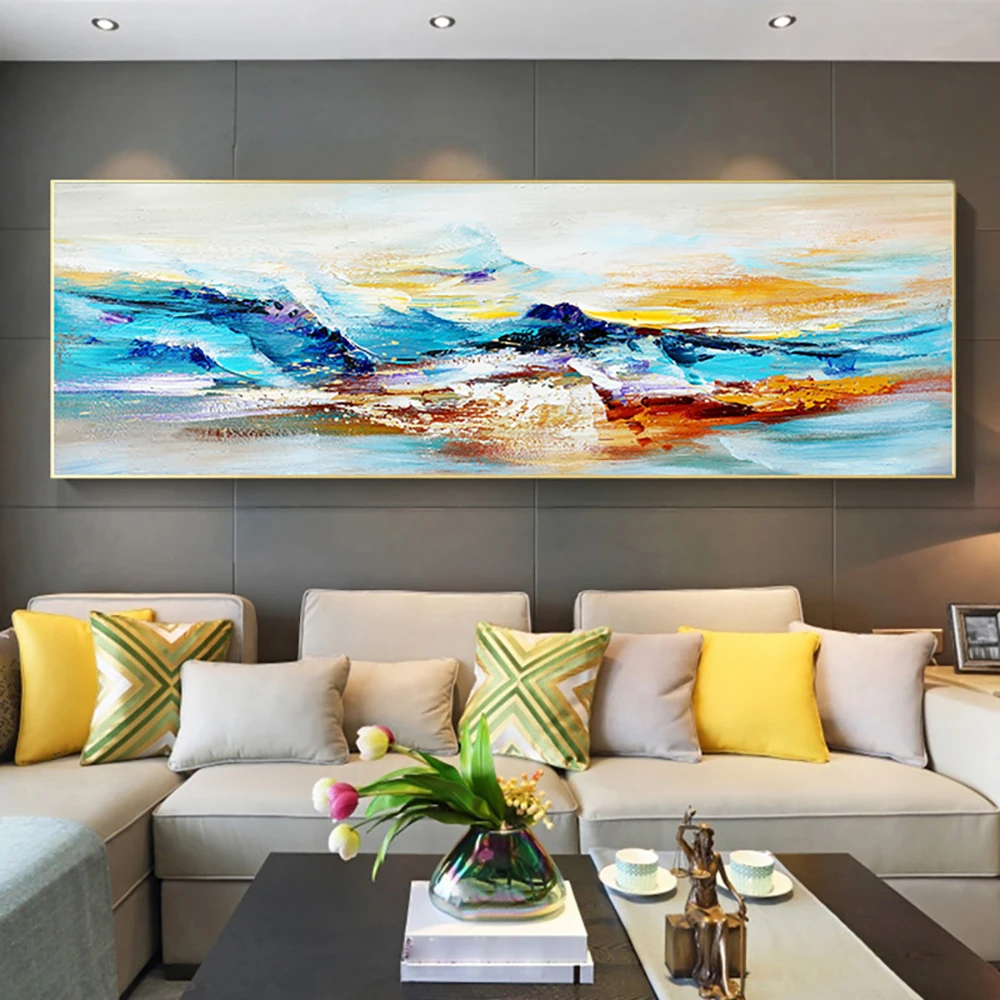 

2021 Oil Painting On Canvas Handmade Abstract Modern Paintings For Living Room Bedroom Wall Decoration Painting Hand Painted