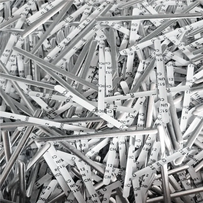 100 шт. регулируемые эластичные зажимы для мостика носа маски сделай сам