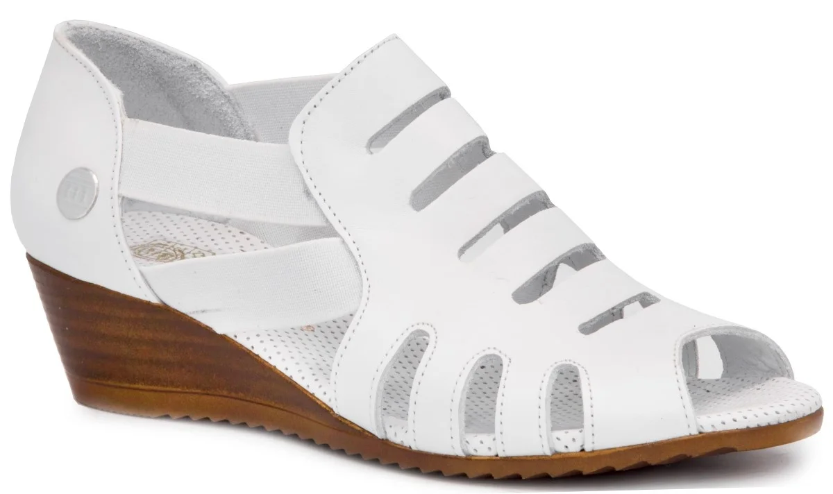 

Mammamia D21YA 260 White 2021 Summer Women Shoes Sandals Genuine Cow Leather Toe Daily Lift Use Casual Comfortable