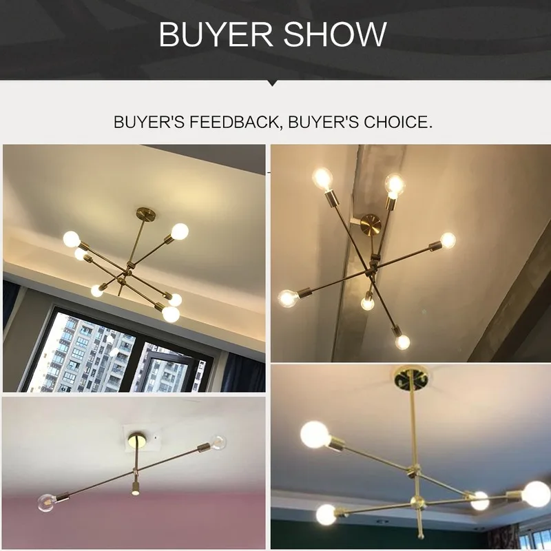 

Nordic Simple Molecular Chandelier Creative Living Room Ceiling Decorative Chandeliers dining room kitchen Hanging lamps