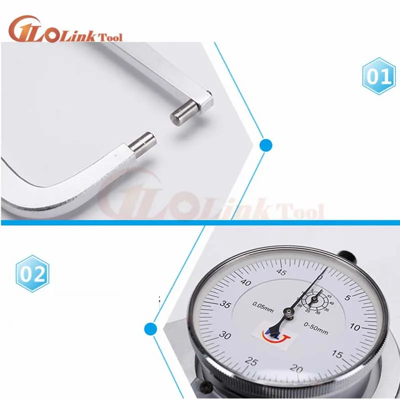 Штангенциркуль с наружным диаметром 0 50 мм толщиномер толщина горла 125