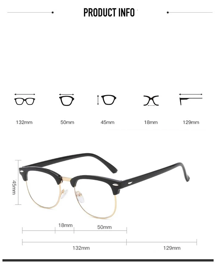 Diopter SPH 0-0.5-1-1.5-2-2.5-3-3.5-4-4.5-5-5.5-6.0 Anti Blue light Sun Photochromic Finished Myopia Glasses