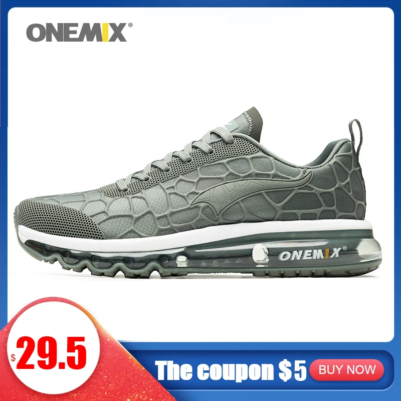 ONEMIX Hot Men Road Sneakers Air Cushion Running Shoes for man Jogging Walking Breathable Mesh Outdoor Tennis Sport zapatillas