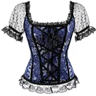 Платья из сатина с кружевами и наложения пикантные свадебные корсеты и бюстье Готическая шнуровка ретро корсет плечевой ремень средства ухода за кожей Корректирующее белье корсет