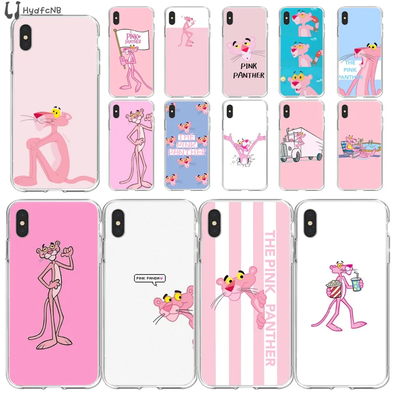 LJHYDFCNB мультфильм Розовая пантера ТПУ Мягкий силиконовый чехол для телефона iPhone 11