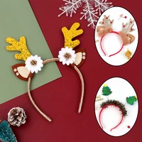 christmas headbands santa tree elk hairband christmas decorations 2021 headwear new year xmas noel party favors supply kids gift