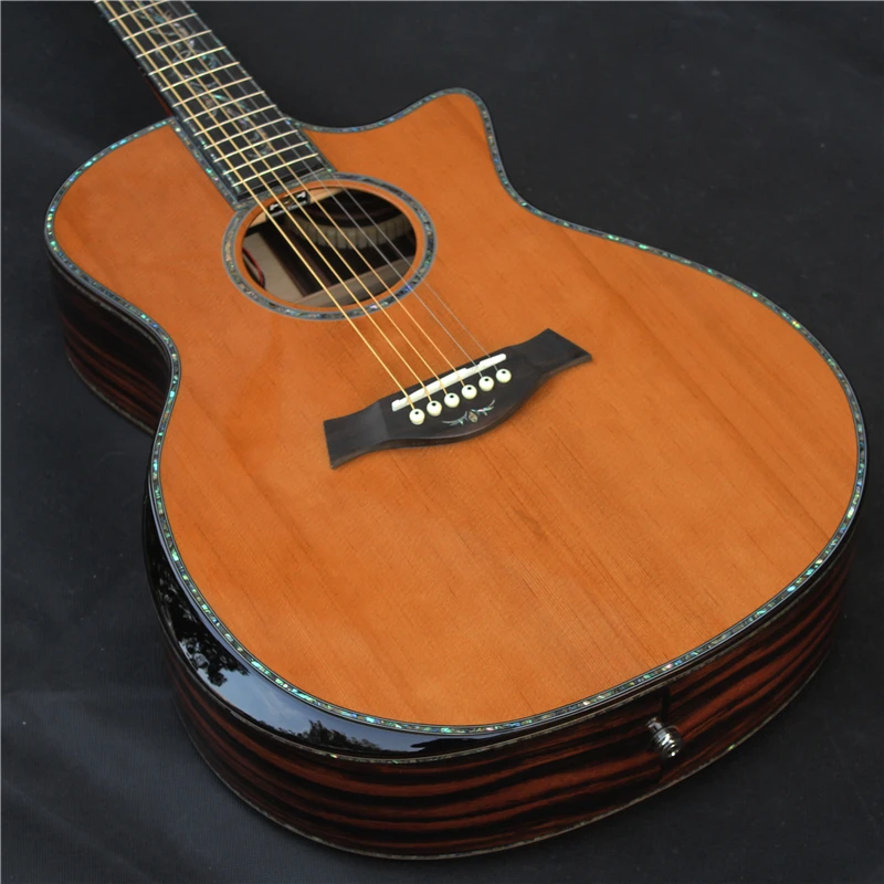 PS14 41 дюймовая высококачественная акустическая электрическая гитара из твердой