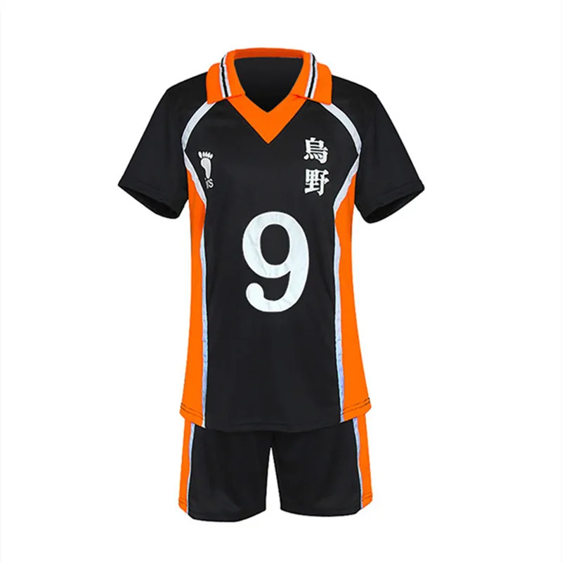 Haikyuu Cosplay Костюм Karasuno старшая школа волейбол клуб Hinata Shyouyou Kageyama Tobio спортивная