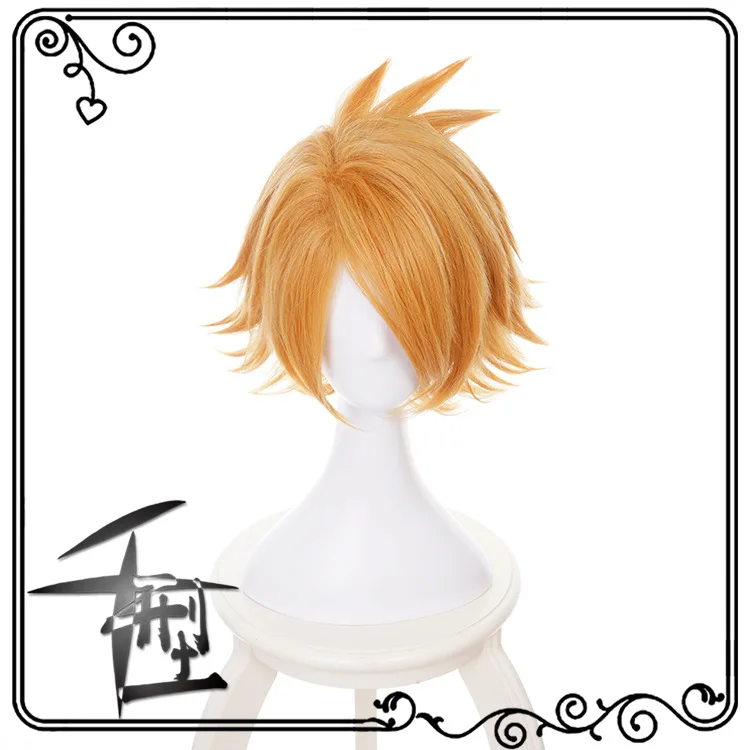 

My hero college, we call electric Cosplay wig headwear orange anime cosplay halloween costume cow cosplay