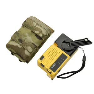 outdoor emergency rescue led light mini hand charging amfm radio can charge the mobile phone free global shipping
