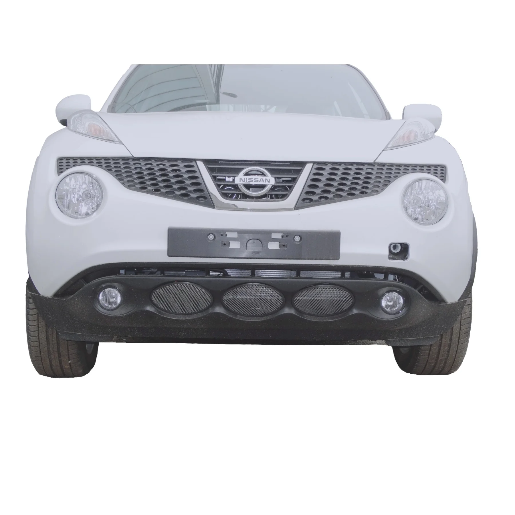 Защитная сетка на решетку радиатора Nissan Juke 2010-2014 защита от насекомых и камней |