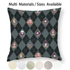 Наволочка для подушки в британском стиле (синий), наволочка для подушки, наволочка из хлопка и льна, наволочка для подушки Webtoon, вебкомикс, ведьмы, даты, Дориан