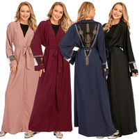 ramadan eid mubarek kaftan dubai abaya turkey kimono cardigan hijab muslim dress islamic clothing abayas for women robe femme