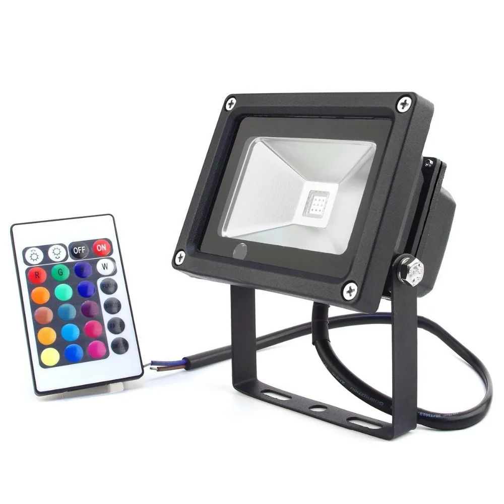 1 шт. отражатель светодиодные RGB прожекторы 20 Вт 30 50 прожектор IP65 для наружного