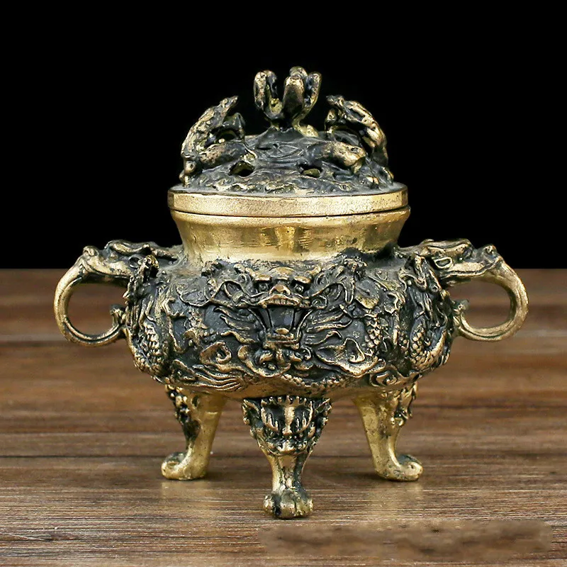

Creative Backflow Dragon Holder Incense Modern Church Censer Incense Burner Diffuser Incienso Porta Incenso Room Decor BW50XX