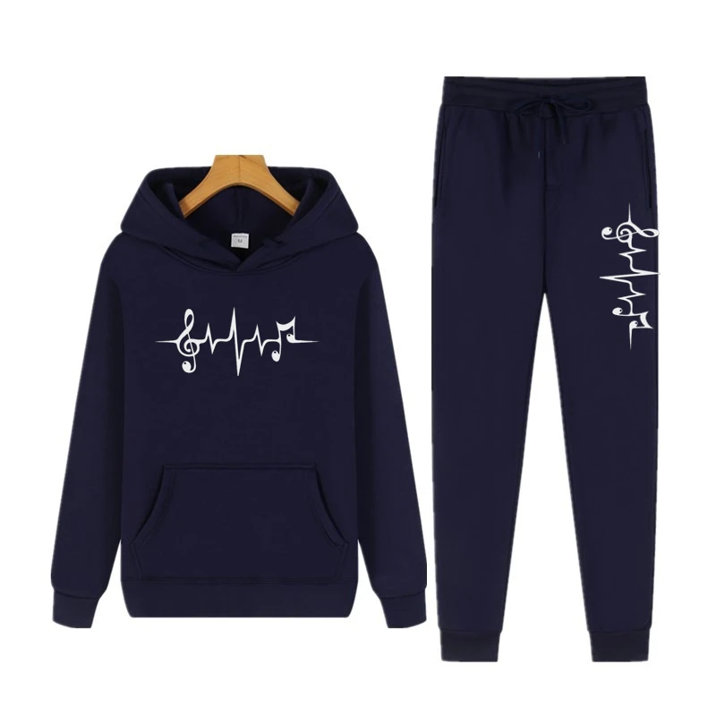 

Men's Sportswear Hoodie Pants Men's 2-Piece Set Hip Hop Street Casual Sportswear Sweater Casual Sportswear